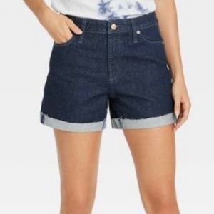 Vintage Dark Wash Denim Shorts (8/29R)